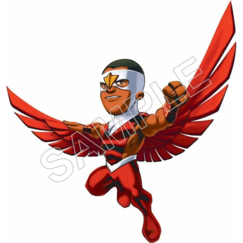 Super Hero Squad Falcon DTF Iron on Transfer - Ready to Press #99 Super Hero Squad Falcon DTF Iron on Transfer - Ready to Press #99
