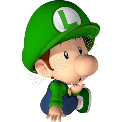 Super Mario Bros. Baby Luigi DTF Iron on Transfer - Ready to Press #22