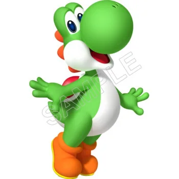 Super Mario Bros. Green Yoshi DTF Iron on Transfer - Ready to Press #19