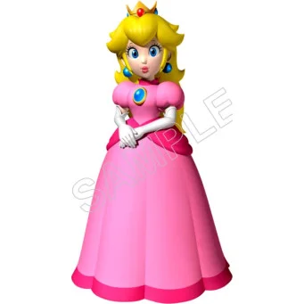 Super Mario Bros. Princess Peach DTF Iron on Transfer - Ready to Press #14
