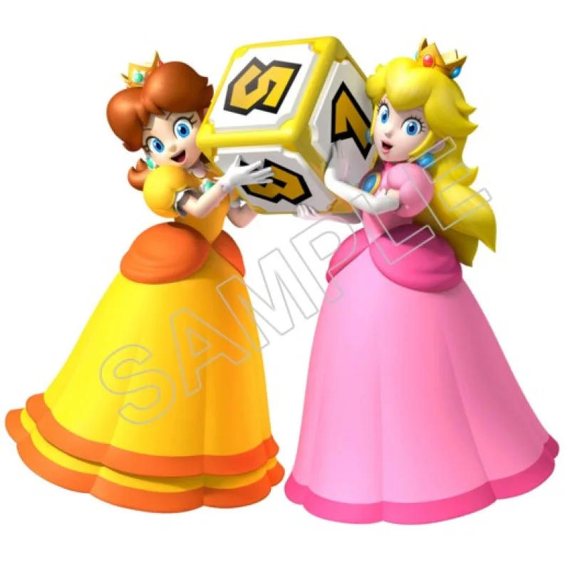 Super Mario Bros. Princess Peach and Daisy DTF Iron on Transfer - Ready to Press #28 Super Mario Bros. Princess Peach and Daisy DTF Iron on Transfer - Ready to Press #28