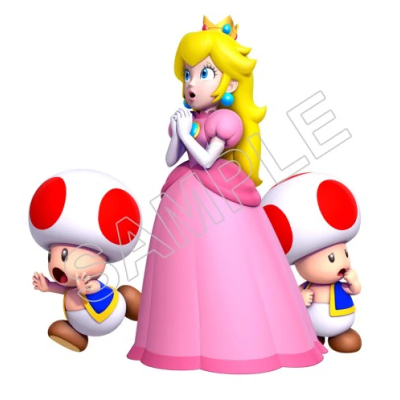 Super Mario Bros. Princess Peach and Toads DTF Iron on Transfer - Ready to Press #29 Super Mario Bros. Princess Peach and Toads DTF Iron on Transfer - Ready to Press #29