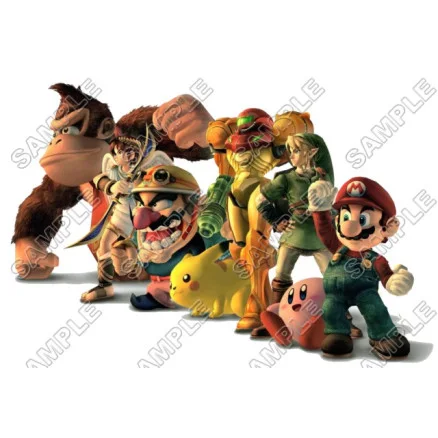 Super Smash Bros. DTF Iron on Transfer - Ready to Press #1 Super Smash Bros. DTF Iron on Transfer - Ready to Press #1