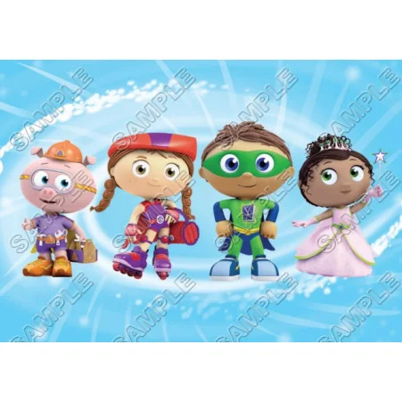 Super Why DTF Iron on Transfer - Ready to Press #2 Super Why DTF Iron on Transfer - Ready to Press #2