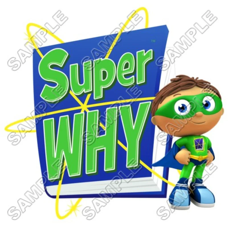 Super Why DTF Iron on Transfer - Ready to Press #4 Super Why DTF Iron on Transfer - Ready to Press #4