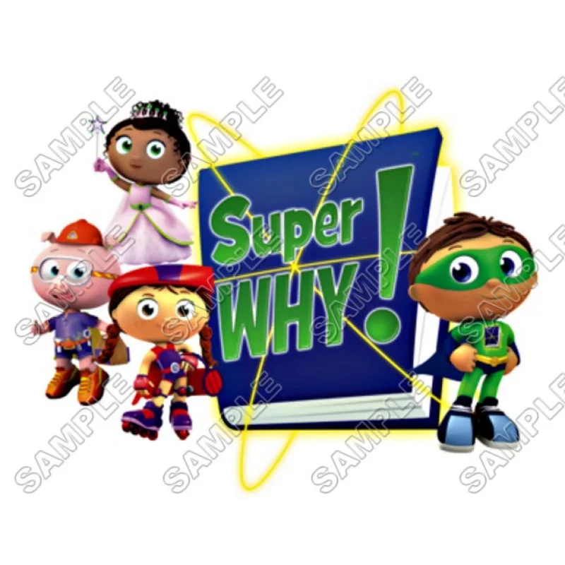 Super Why DTF Iron on Transfer - Ready to Press #5 Super Why DTF Iron on Transfer - Ready to Press #5