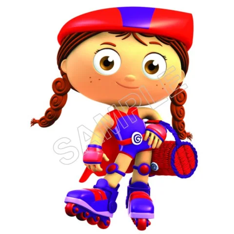Super Why Red Riding Hood   DTF Iron on Transfer - Ready to Press #6