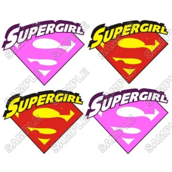SuperGirl DTF Iron on Transfer - Ready to Press #1