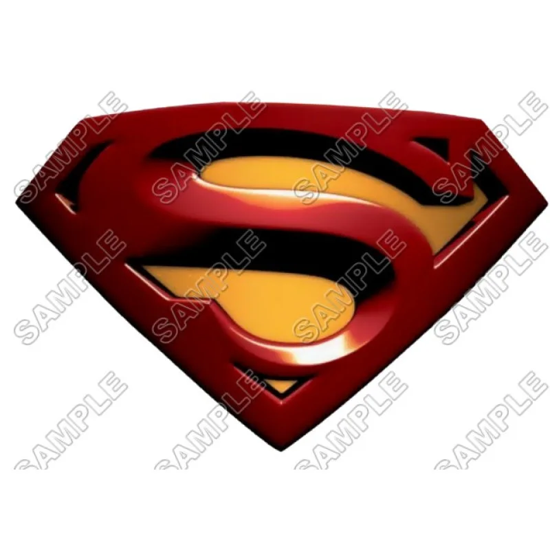 Superman Logo DTF Iron on Transfer - Ready to Press #3 Superman Logo DTF Iron on Transfer - Ready to Press #3