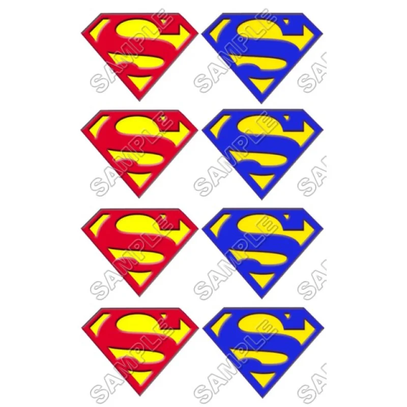 Superman Logo DTF Iron on Transfer - Ready to Press #5 Superman Logo DTF Iron on Transfer - Ready to Press #5