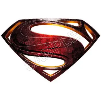 Superman Logo Man of Steel  DTF Iron on Transfer - Ready to Press #17
