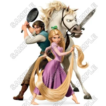 Tangled Rapunzel DTF Iron on Transfer - Ready to Press #4