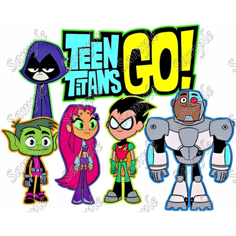 Teen Titans Go DTF Iron on Transfer - Ready to Press #10 Teen Titans Go DTF Iron on Transfer - Ready to Press #10