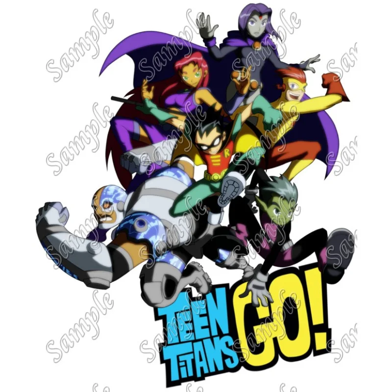 Teen Titans Go DTF Iron on Transfer - Ready to Press #11 Teen Titans Go DTF Iron on Transfer - Ready to Press #11