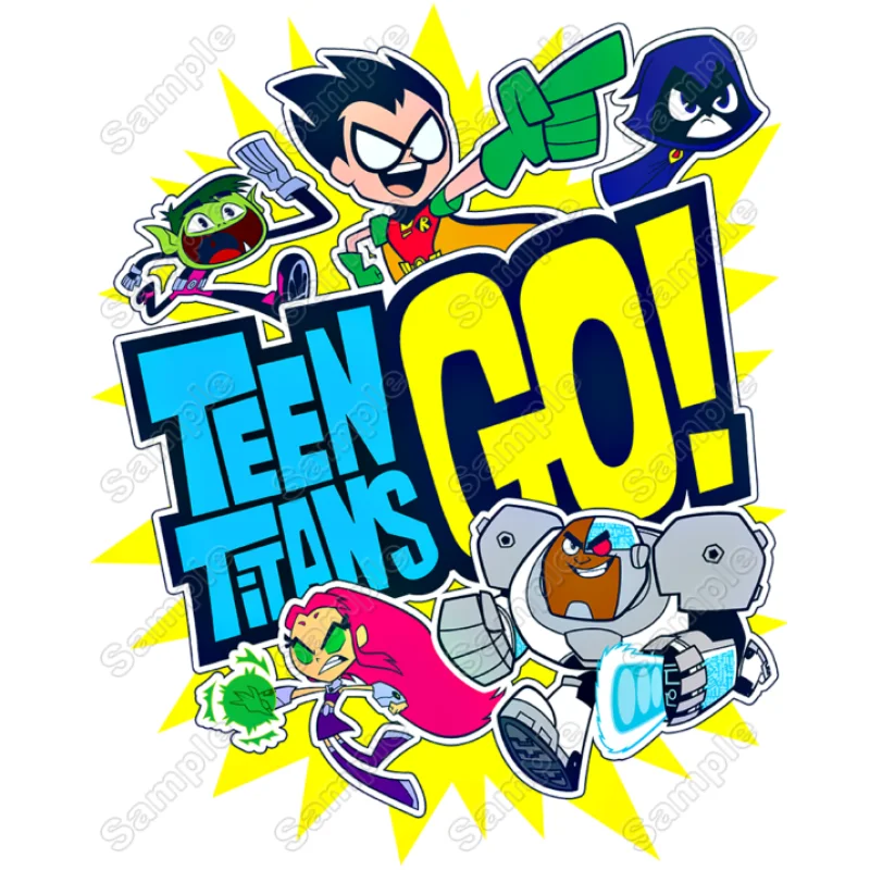Teen Titans Go DTF Iron on Transfer - Ready to Press #22 Teen Titans Go DTF Iron on Transfer - Ready to Press #22