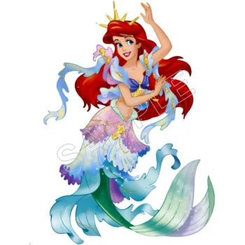 The Little Mermaid  Ariel  DTF Iron on Transfer - Ready to Press #2