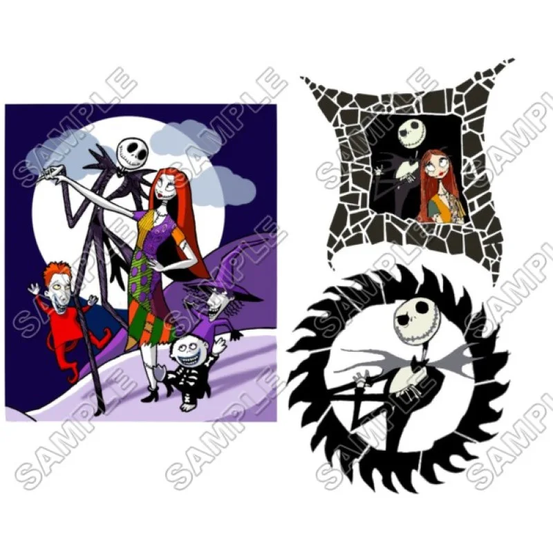 The Nightmare Before Christmas DTF Iron on Transfer - Ready to Press #1 The Nightmare Before Christmas DTF Iron on Transfer - Ready to Press #1