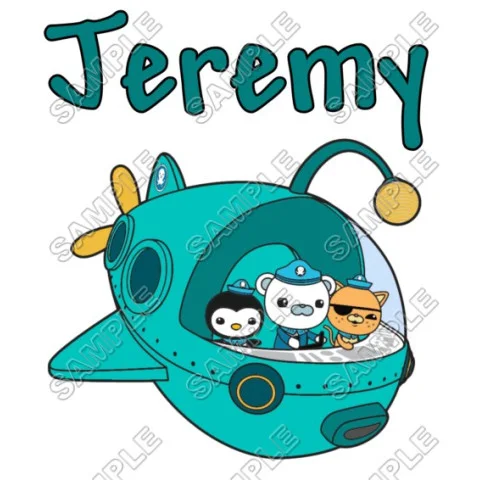 The Octonauts  Personalized  Custom  DTF Iron on Transfer - Ready to Press #37