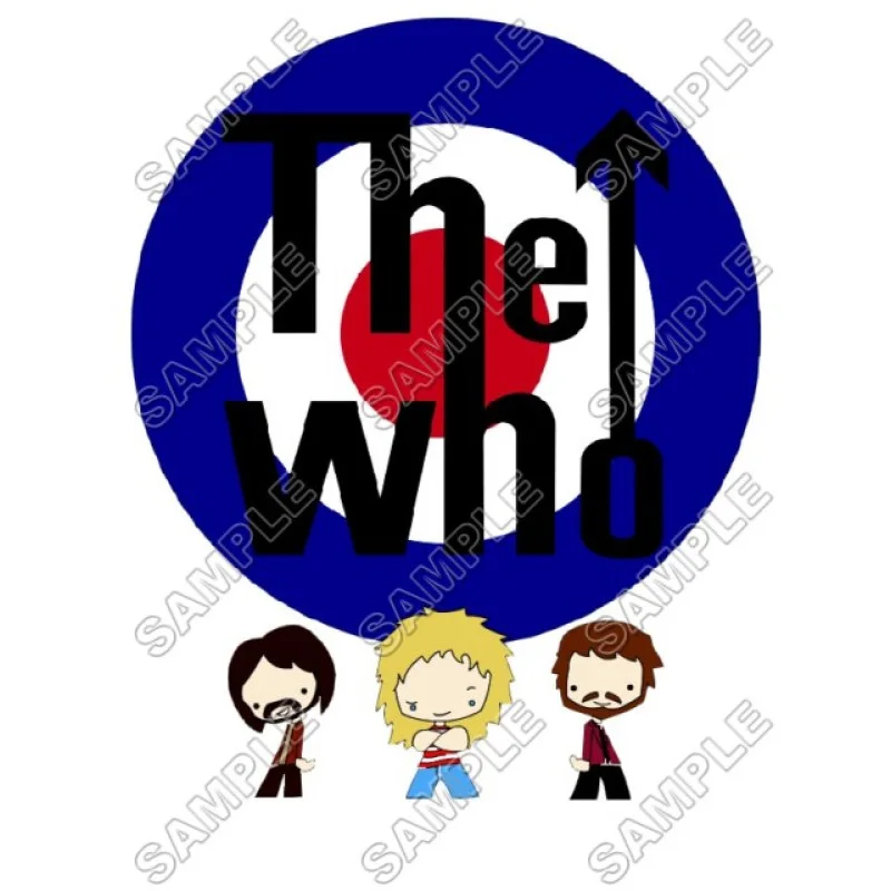 The Who (Band) DTF Iron on Transfer - Ready to Press #1 The Who (Band) DTF Iron on Transfer - Ready to Press #1