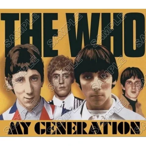 The Who (Band) DTF Iron on Transfer - Ready to Press #3