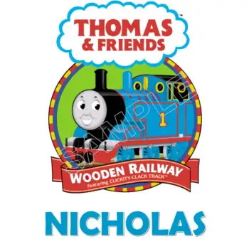 Thomas the Train Personalized  Custom  DTF Iron on Transfer - Ready to Press #63