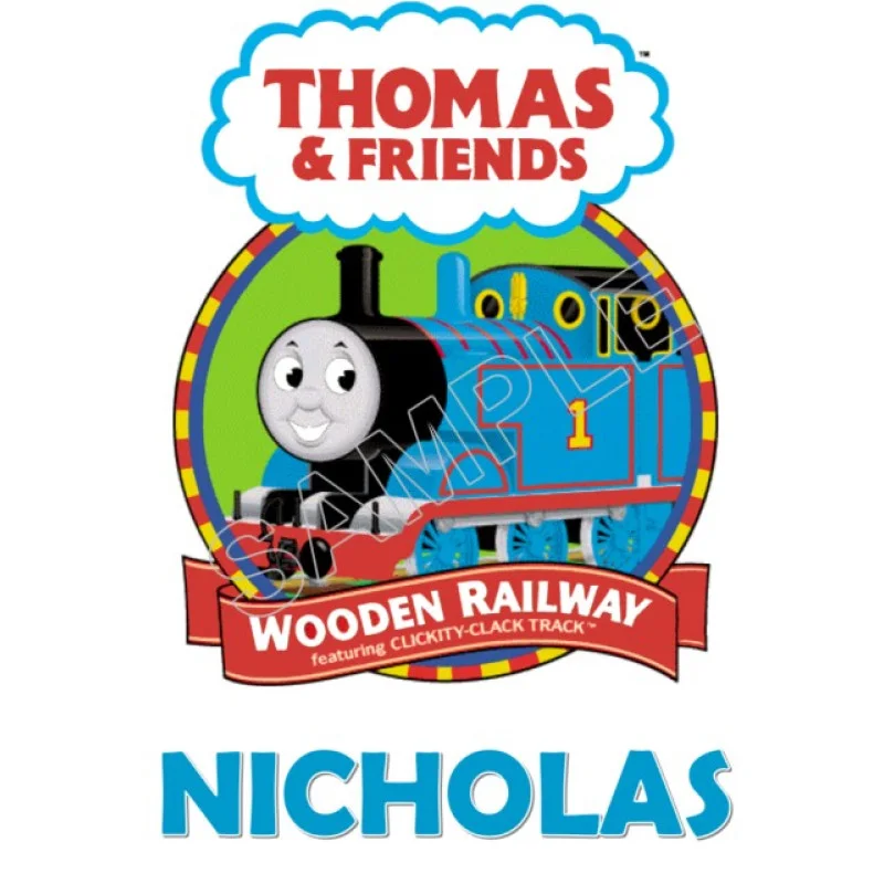 Thomas the Train Personalized Custom DTF Iron on Transfer - Ready to Press #63 Thomas the Train Personalized Custom DTF Iron on Transfer - Ready to Press #63