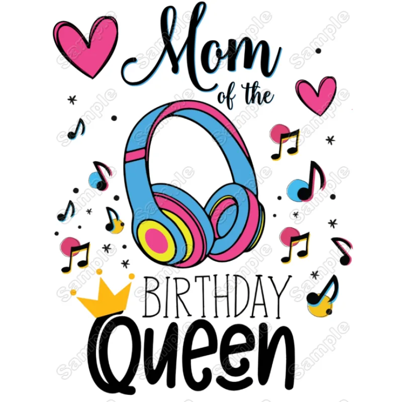 Tik Tok Family Member of the Birthday Queen Custom Heat  DTF Iron on Transfer