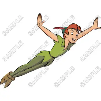 Tinkerbell Peter Pan DTF Iron on Transfer - Ready to Press #4