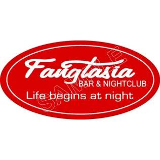 True Blood Fangtasia DTF Iron on Transfer  - Ready to Press  #2