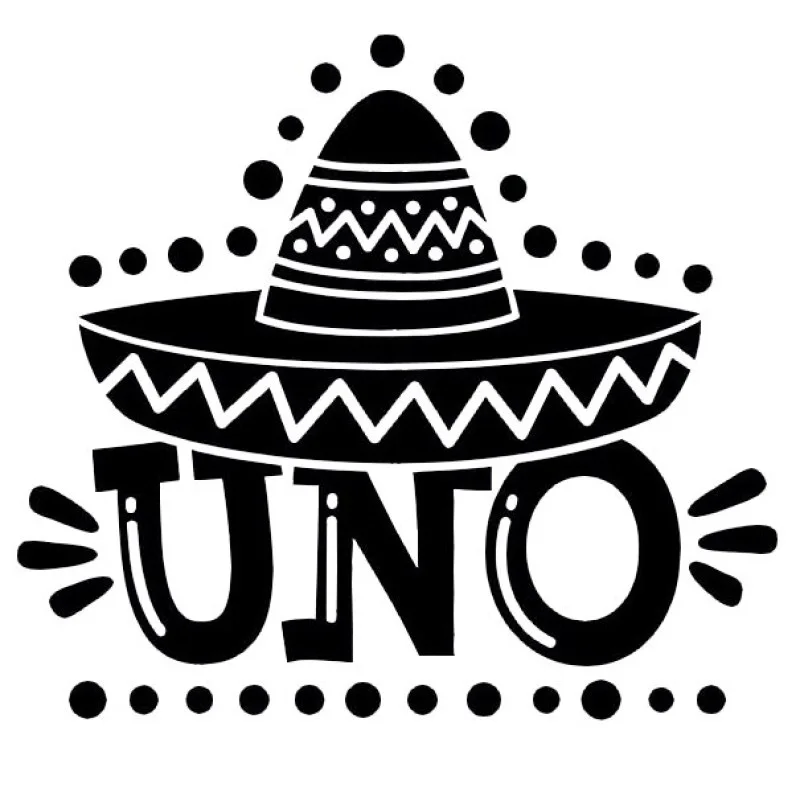 UNO Birthday Iron On Transfer Vinyl HTV UNO Birthday Iron On Transfer Vinyl HTV