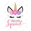 Unicorn Birthday Choose Family Member DTF Iron on Transfer