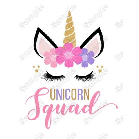 Unicorn Birthday Choose Family Member DTF Iron on Transfer