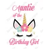Unicorn Birthday Choose Family Member DTF Iron on Transfer