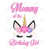 Unicorn Birthday Choose Family Member DTF Iron on Transfer