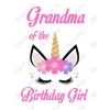 Unicorn Birthday Choose Family Member DTF Iron on Transfer