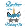Unicorn Birthday Choose Family Member DTF Iron on Transfer
