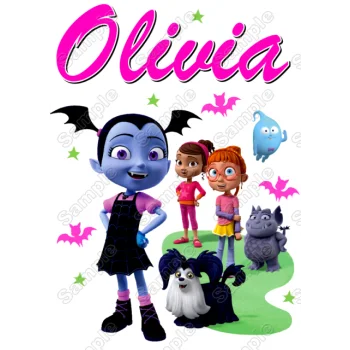 Vampirina  Birthday Personalized  Custom  DTF Iron on Transfer - Ready to Press 