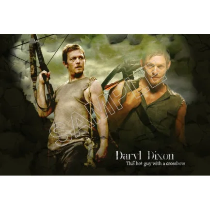 Walking Dead Daryl Dixon  DTF Iron on Transfer - Ready to Press #1