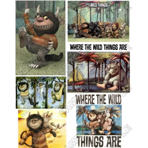 Where the Wild Things Are DTF Iron on Transfer - Ready to Press #1 Where the Wild Things Are DTF Iron on Transfer - Ready to Press #1
