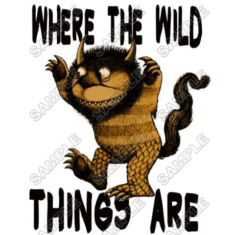 Where the Wild Things Are  DTF Iron on Transfer - Ready to Press #5