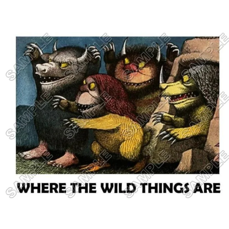 Where the Wild Things Are DTF Iron on Transfer - Ready to Press #9 Where the Wild Things Are DTF Iron on Transfer - Ready to Press #9
