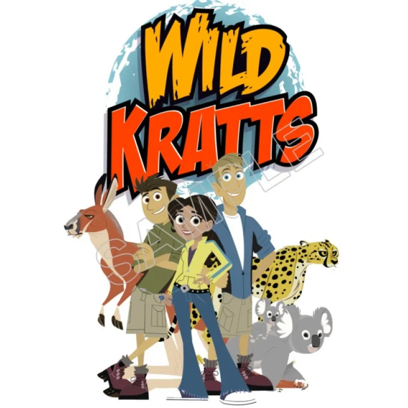 Wild Kratts DTF Iron on Transfer - Ready to Press #1 Wild Kratts DTF Iron on Transfer - Ready to Press #1