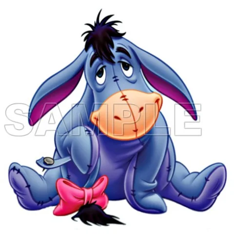 Winnie the Pooh Eeyore DTF Iron on Transfer - Ready to Press #6 Winnie the Pooh Eeyore DTF Iron on Transfer - Ready to Press #6