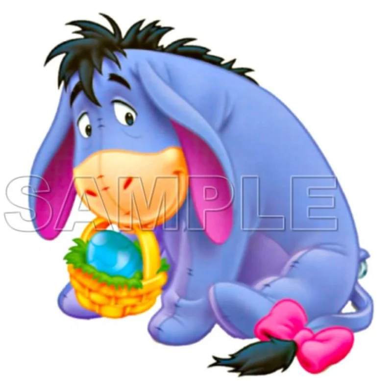 Winnie the Pooh Eeyore Easter DTF Iron on Transfer - Ready to Press #1 Winnie the Pooh Eeyore Easter DTF Iron on Transfer - Ready to Press #1