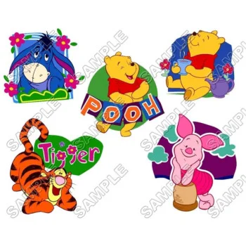 Winnie the Pooh Eeyore Tiger  DTF Iron on Transfer - Ready to Press #10
