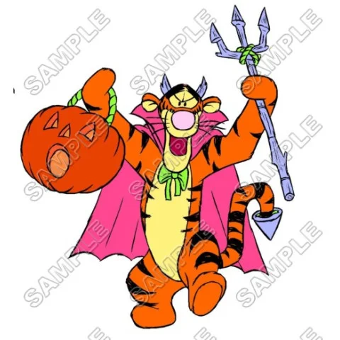 Winnie the Pooh Piglet Halloween Eeyore Tiger DTF Iron on Transfer - Ready to Press #30 Winnie the Pooh Piglet Halloween Eeyore Tiger DTF Iron on Transfer - Ready to Press #30
