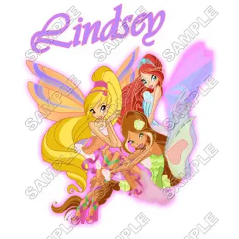 Winx Club  Personalized  Custom  DTF Iron on Transfer - Ready to Press #17