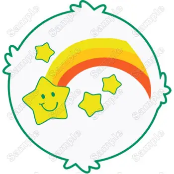 Wish Bear Care Bears Tummies  Costume DTF Iron on Transfer  - Ready to Press 