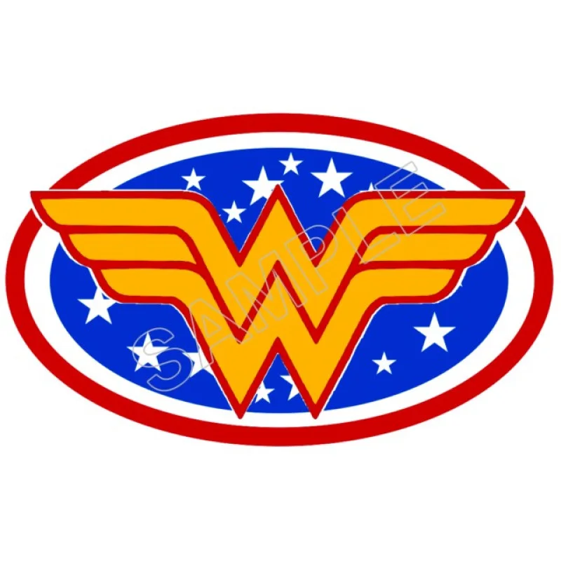 Wonder Woman Logo DTF Iron on Transfer - Ready to Press #1 Wonder Woman Logo DTF Iron on Transfer - Ready to Press #1