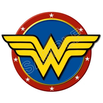 Wonder Woman Logo  DTF Iron on Transfer - Ready to Press #2